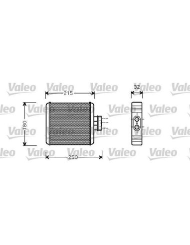 Rad. chauffage Valeo 812323