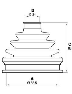 Kit Souflet de cardan Audi A4 A6 Vw Passat