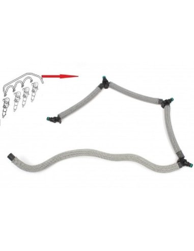 Tuyaux durite de retour gasoil Citroen C4 C5 C8 Picasso Jumpy Peugeot 307 308 407 607 807 Expert 2.0 hdi 16v Scudo Ulysse 2.0JTD