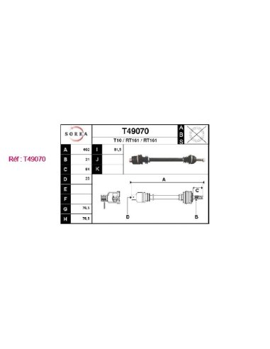 Transmission EAI T49070