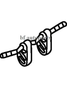 Support echappement double avec tige BMW X3  