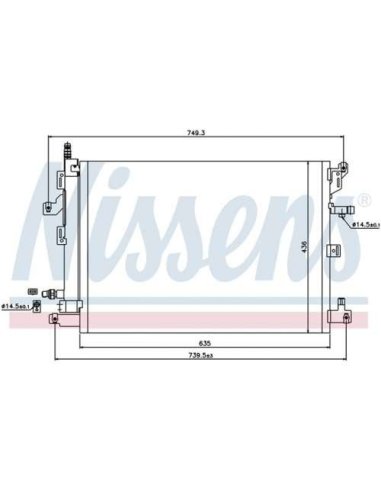 Radiateur Condenseur de climatisation Volvo XC90
