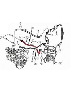Tuyaux de filtre a gasoil Berlingo Expert C15 206 306 Partner Jumpy Scudo 1.9 D DW8 2